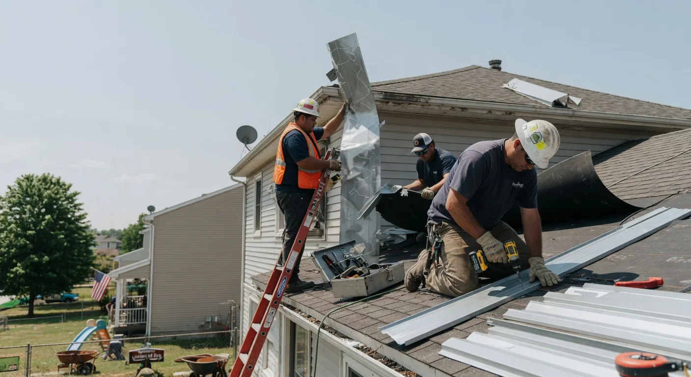 Storm Damage Metal Roof Repair in Oxford Junction, IA